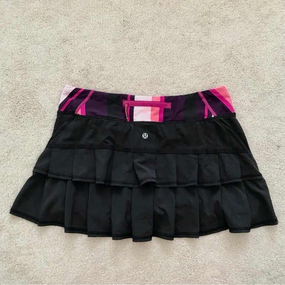 lululemon athletica Black Skirt with Pink Accents - Picture 2 of 4